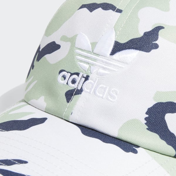 adidas Relaxed Camo Trefoil Hat - Green | men lifestyle | adidas US
