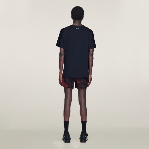 สีส้ม กางเกงวิ่งขาสั้นพิมพ์ลายทั้งตัว Y-3