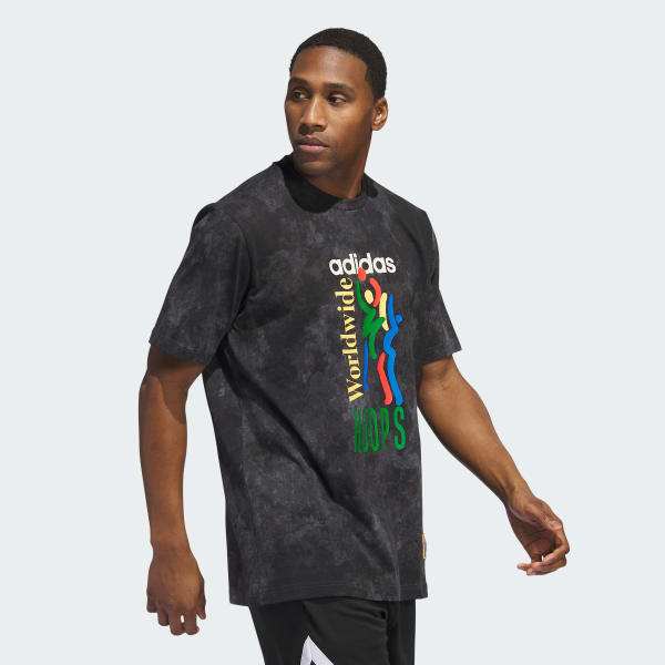 Grey Worldwide Hoops Graphic Tee