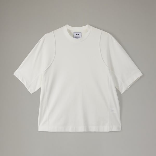 Weiss Y-3 Classic Tailored T-Shirt 16710