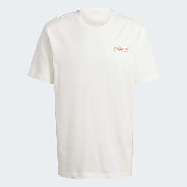 Hvid adidas Adventure Woodwave T-shirt DE580