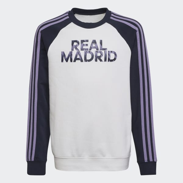 Blanc Sweat-shirt ras-du-cou Real Madrid