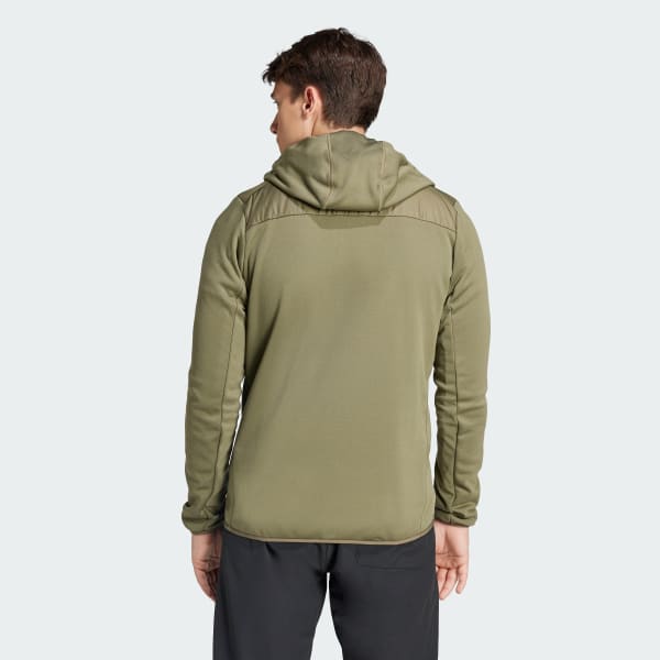 Green Terrex Multi Hybrid Insulated Hooded Jacket