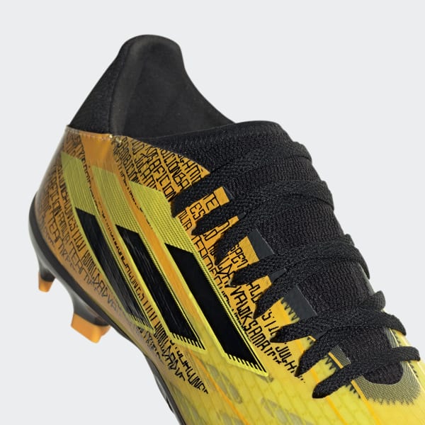 Chimpunes X Speedflow Messi.3 Terreno Firme Dorado adidas
