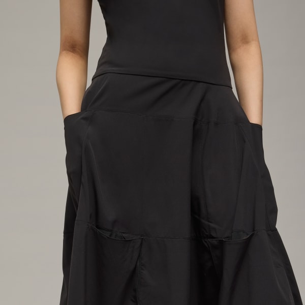 Black Y-3 Vented Dress