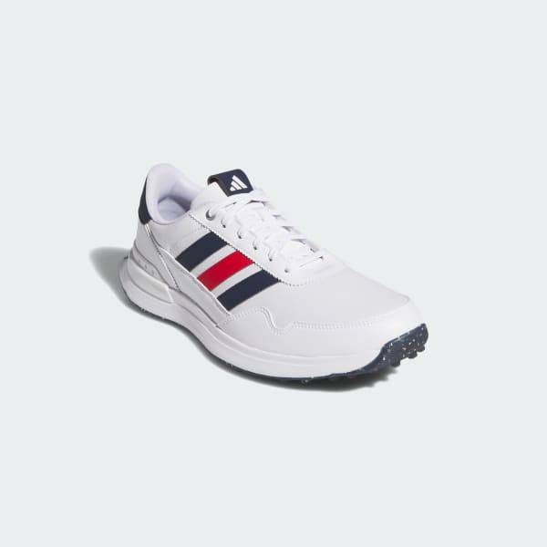 White S2G 26 LEATHER SPIKELESS GOLF SHOES