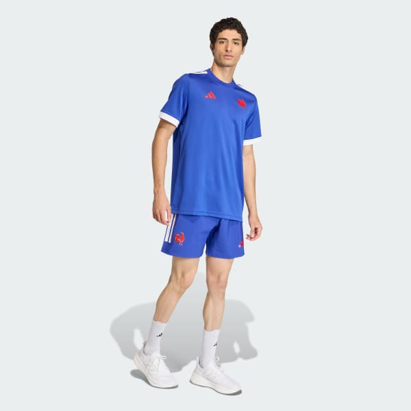 modrá Tričko France rugby Home supporter replica tee