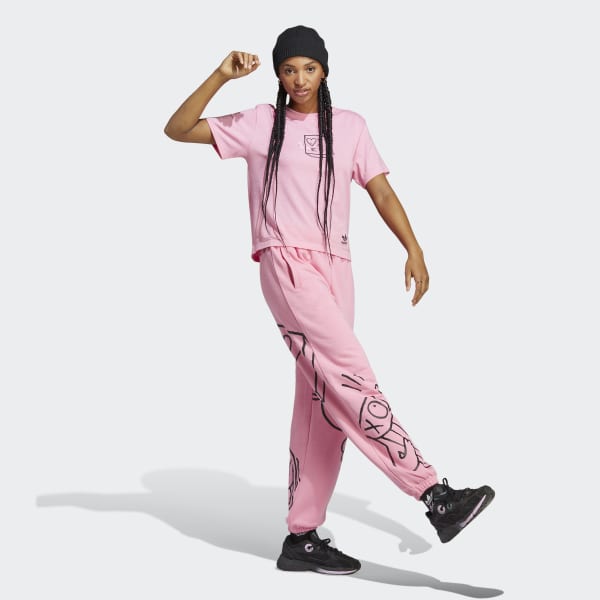 Pink adidas Originals x André Saraiva Tee