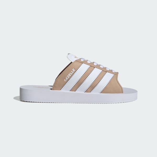 アディダス ガゼル ビーチ スライド / Gazelle Beach Slides - ベージュ | アディダス ジャパン