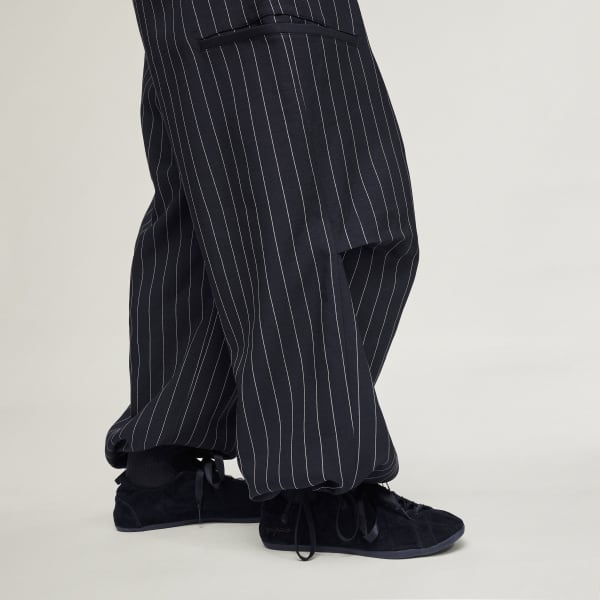 adidas Y-3 PINSTRIPE UT STRAIGHT LEG PANTS - Black | adidas