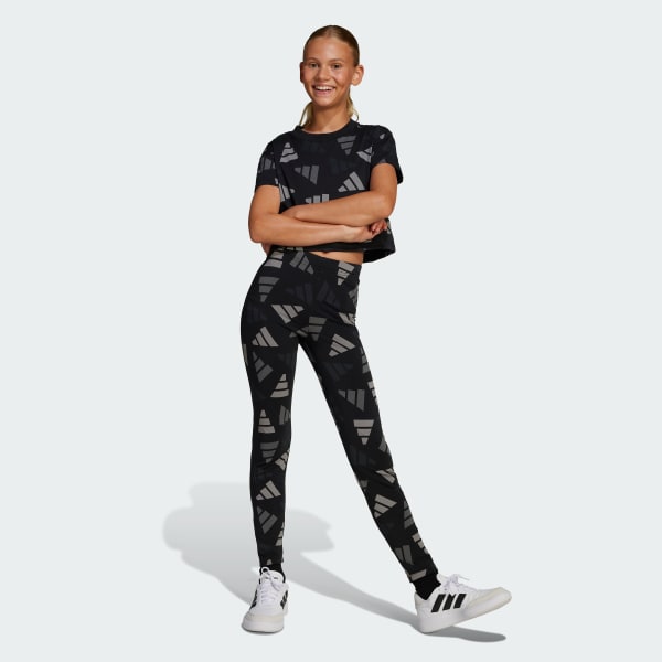 Negro Polo Corto Seasonal Essentials Logo Celebration Niños
