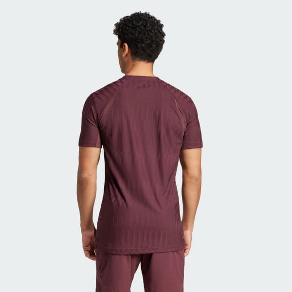 Burgundy Tennis Climacool+ AIRCHILL FreeLift Tee