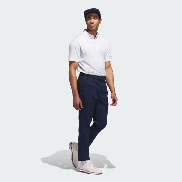 Hvit Go-to Rise Print Poloskjorte