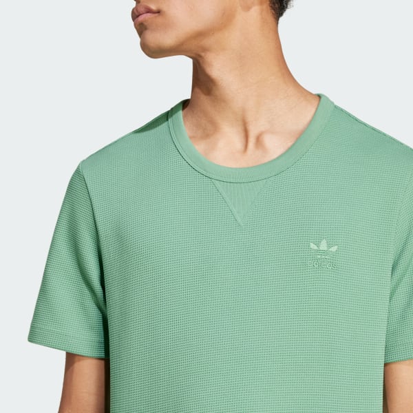 T shirt Trefoil Essentials Waffle