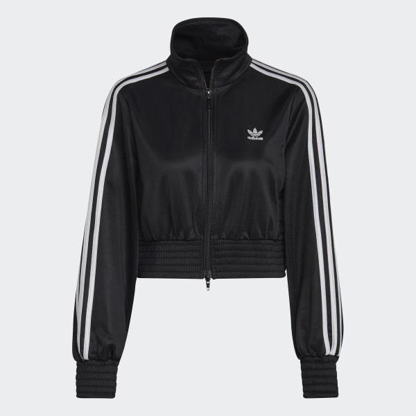 Cropped adidas track jacket store