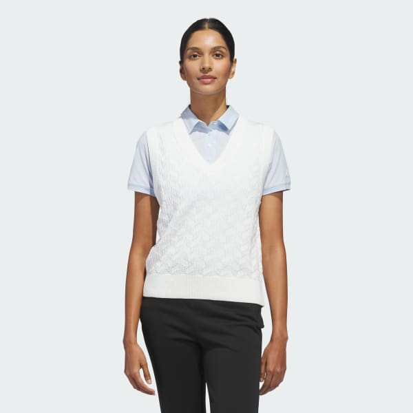 Bianco GILET ULTIMATE365 IN MAGLIA