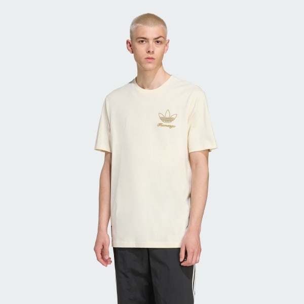 Branco Camiseta Estampada Icons CR Flamengo