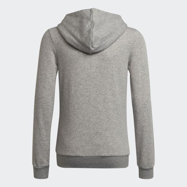 Grau adidas Essentials Kapuzenjacke