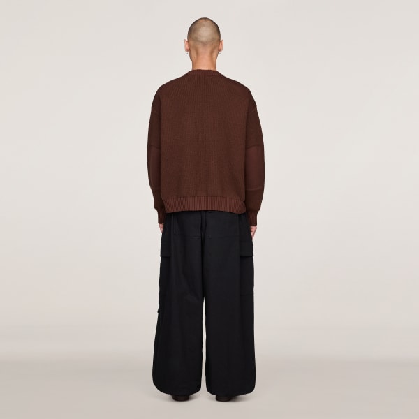 Marrone Y-3 UT Knit Crew Sweater