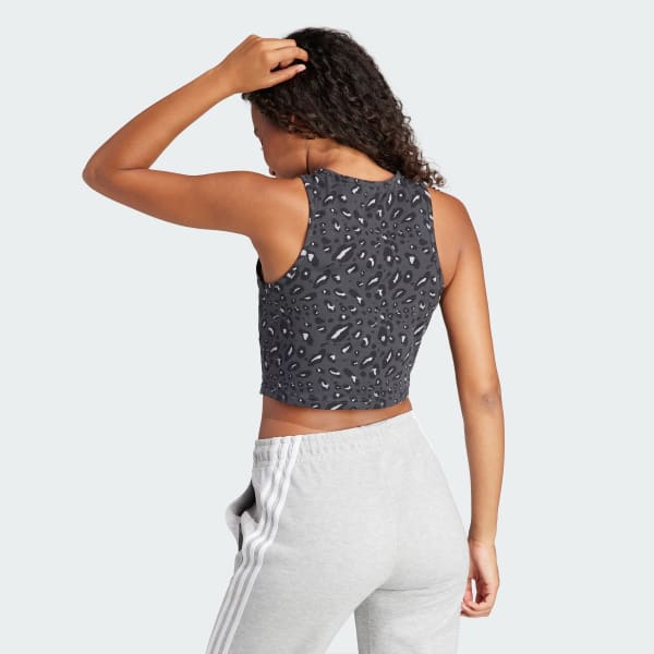 Gris Top Essentials Animal-Print