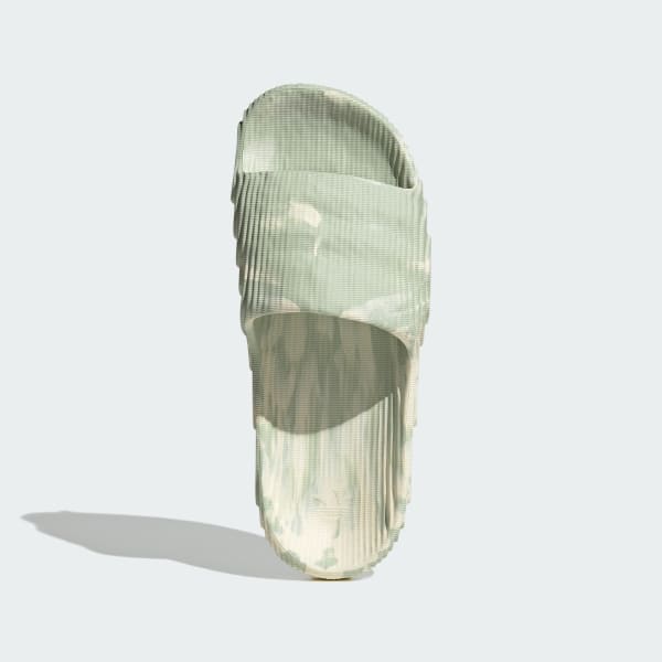 Adidas adilette linen green deals