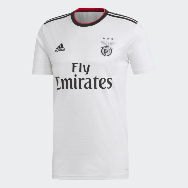 white benfica jersey