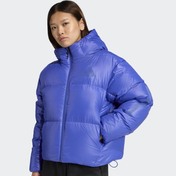ADIDAS Z.N.E. Puffer Climawarm Down Jacket - Blue | Free Shipping