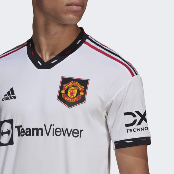 bílá Venkovní dres Manchester United 22/23 Authentic KMM04