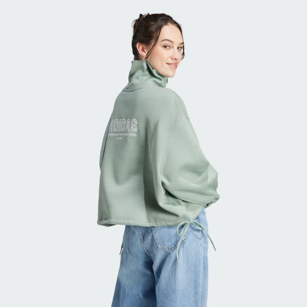 Summer zip hoodie top