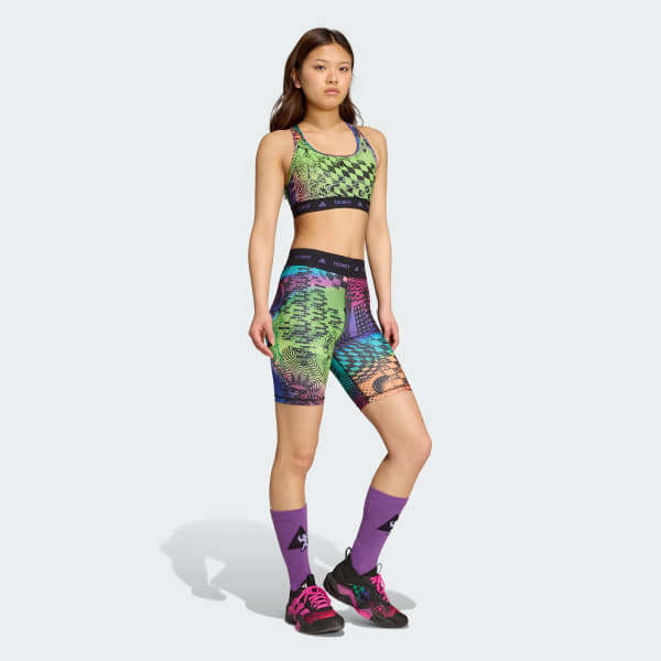 adidas Szorty adidas x Jeremy Scott Biker - Wielokolorowy