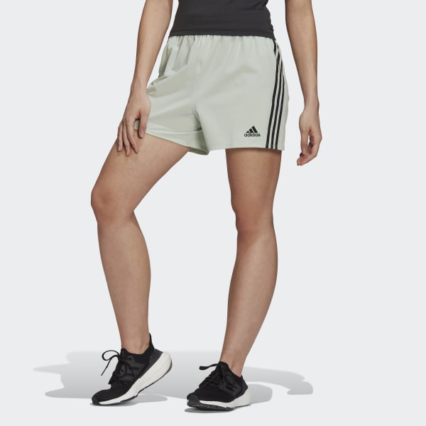 adidas TRAINICONS 3-Stripes Shorts - Green | Women's Training adidas US