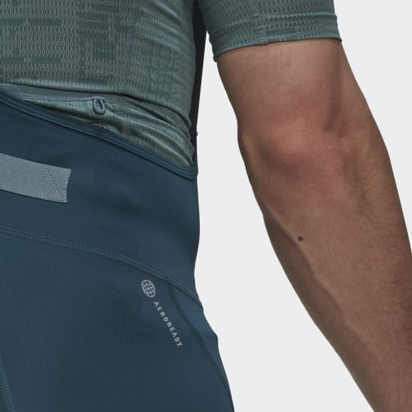 Green The Padded Cycling Bib Shorts ZL448