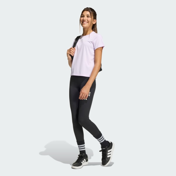 Roxo T-shirt de Corte Normal Train Essentials – Criança