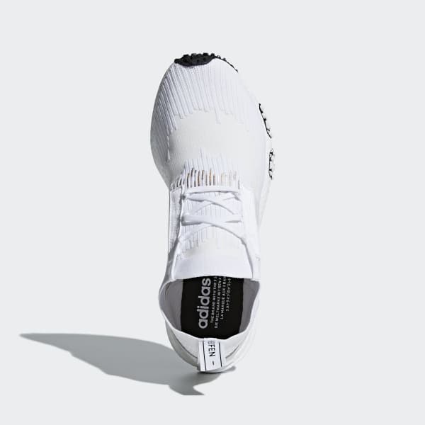 nmd_racer primeknit shoes white