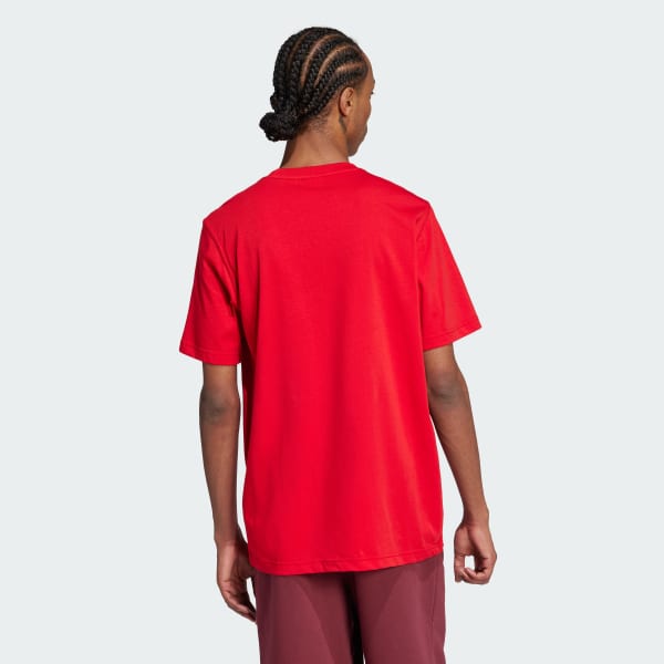 Red Trefoil Essentials Tee