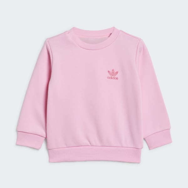Adidas trefoil hotsell crew set