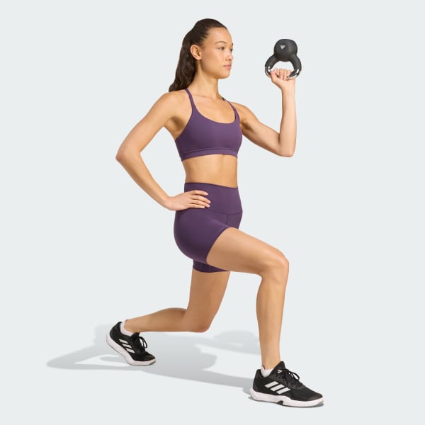 สีม่วง บราซัพพอร์ตระดับต่ำ adidas All Me