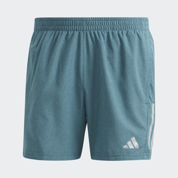 Turquoise Own the Run Heather Shorts