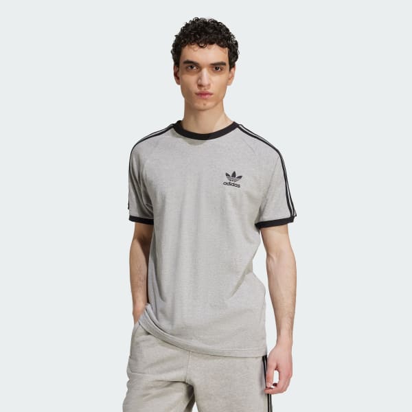Gris Camiseta Adicolor Classics 3 Stripes