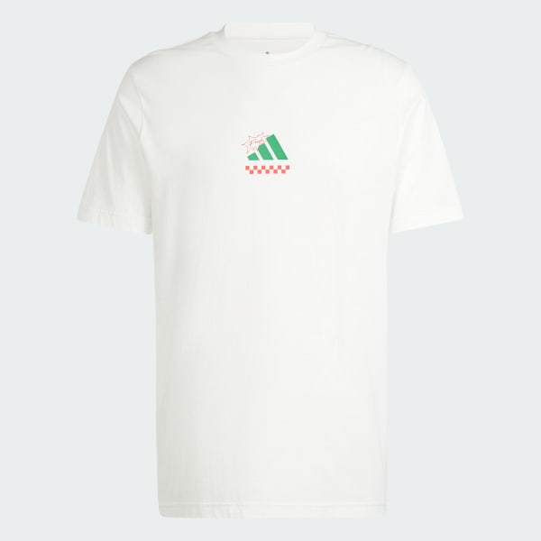 White Lounge Pizza Graphic Tee