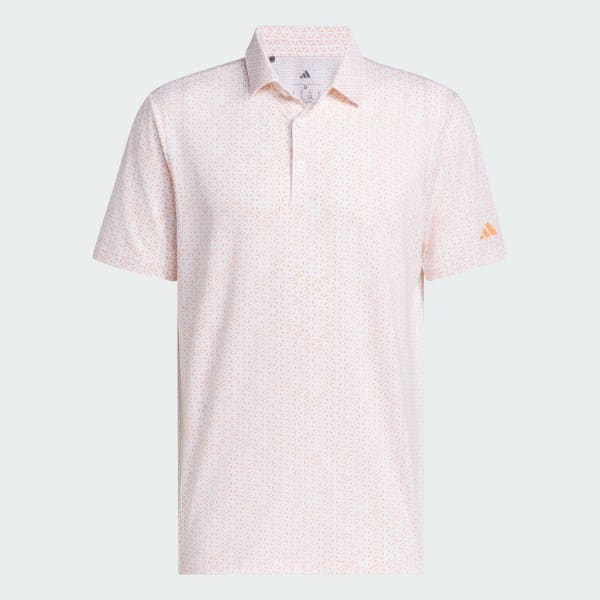 Blanco PLAYERA POLO DE MALLA ULTIMATE365 CON ESTAMPADO TANGO Y CLIMACOOL