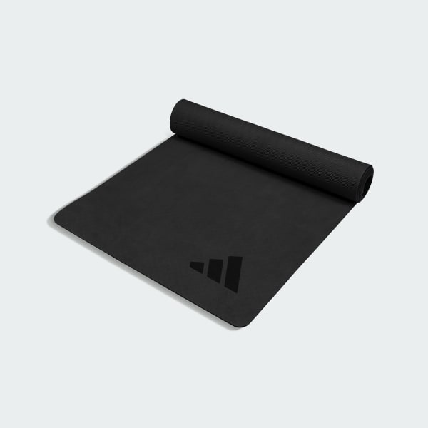 Sort Premium yogamåtte, 5 mm
