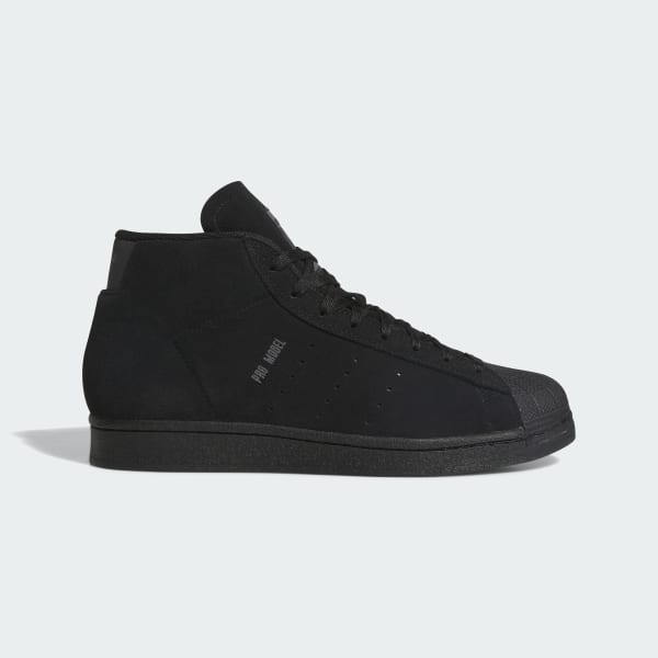Black Pro Model Mid Trainer Shoes