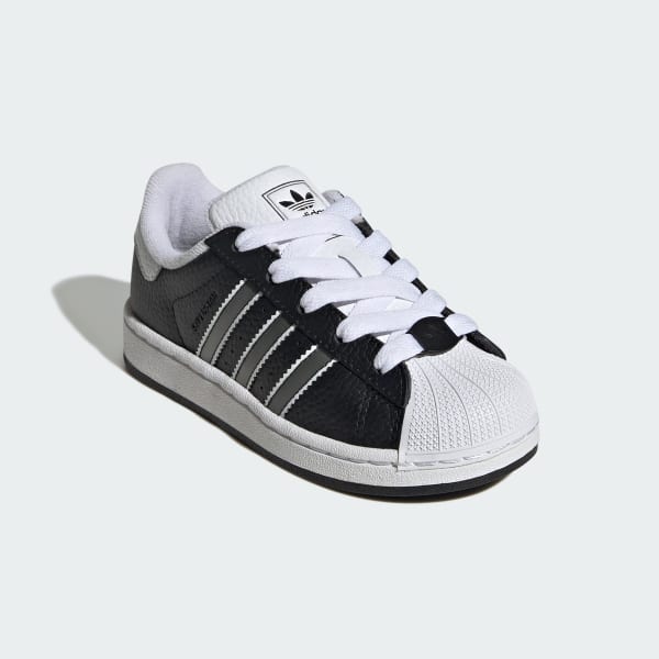 Black Superstar II Shoes Kids
