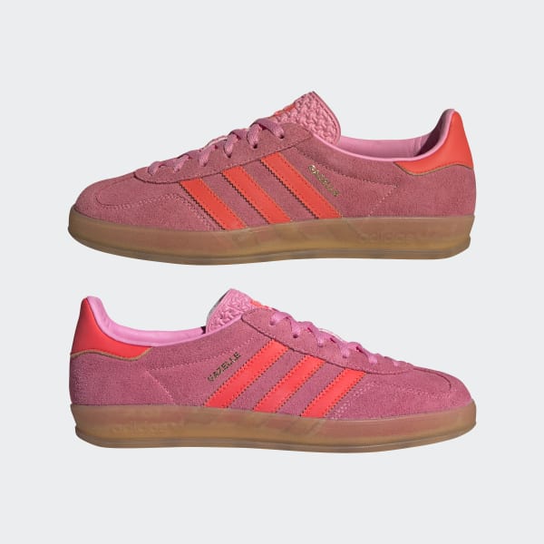 adidas Gazelle Indoor Shoes - Pink | Free Shipping with