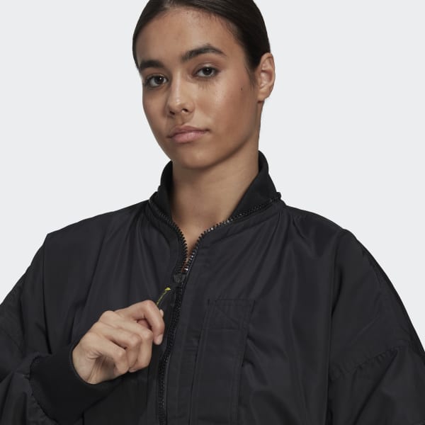 Sort adidas by Stella McCartney Woven bomberjakke