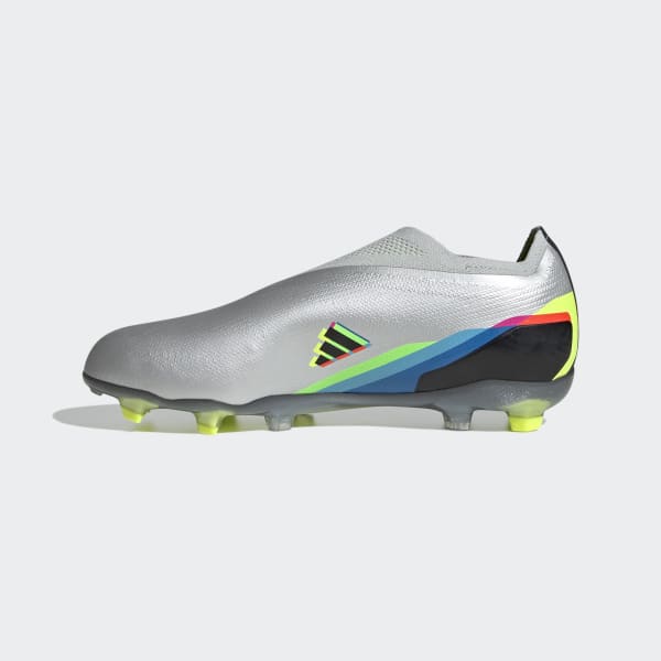 adidas X Speedportal+ Firm Ground Cleats Silver Kids' Soccer