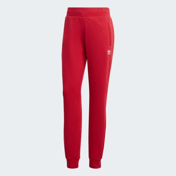 adidas Adicolor Essentials Fleece Joggers US | Red Women\'s adidas - Slim Lifestyle 