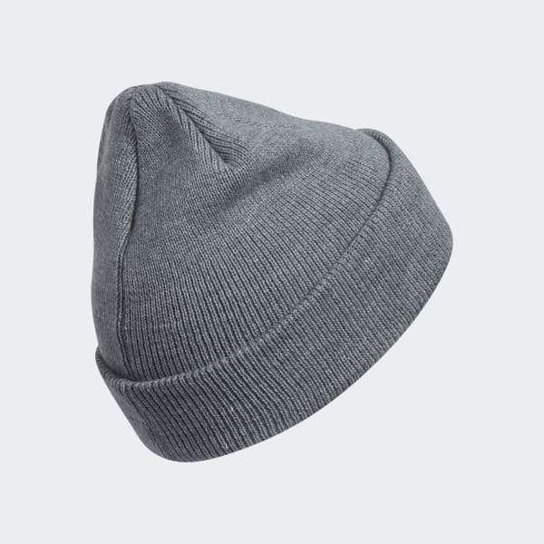 adidas trefoil beanie grey