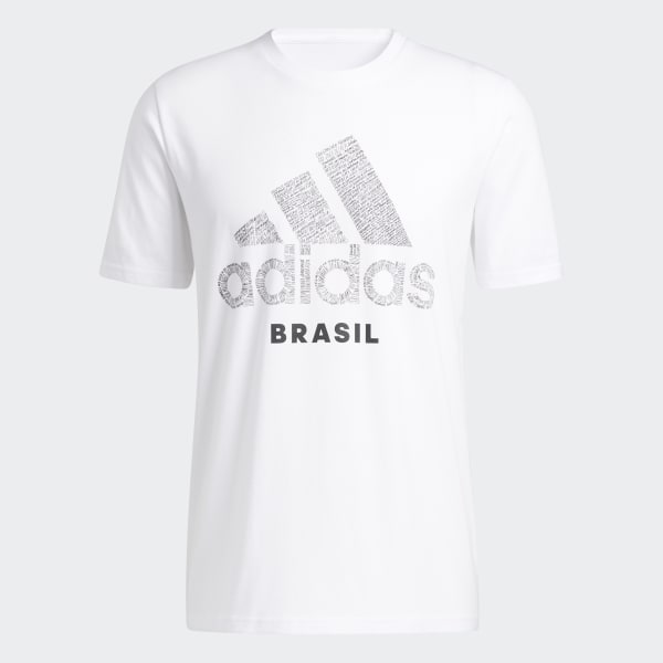 Camiseta Brasil - Branco adidas